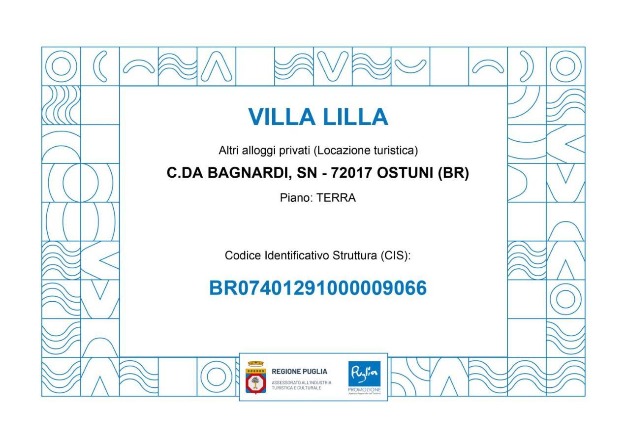 Villa Lilla Ostuni Esterno foto
